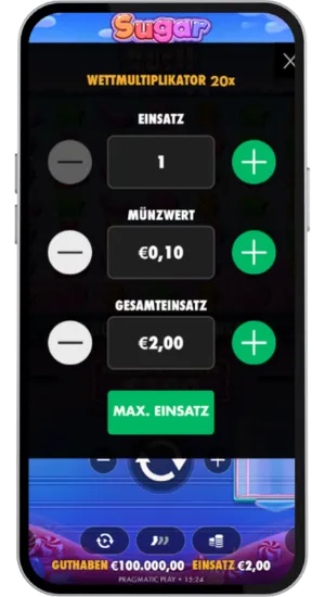 Einsatz wählen