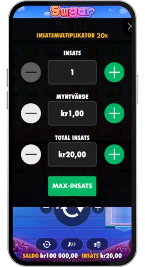 Välj insats